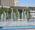 В астраханском парке вновь запустили фонтан