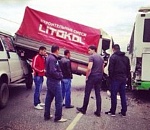 В Астрахани столкнулись две "Газели" и автобус (ОБНОВЛЕНО!)