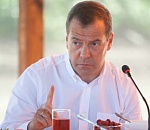 Медведеву вместо знаменитой астраханской рыбы продали бутылку кваса