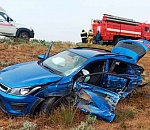 На федеральной трассе внедорожник из кортежа главы Калмыкии совершил смертельное ДТП с астраханской машиной