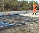 Подъезд к пункту пропуска Караозек в Астраханской области приводят в порядок