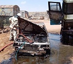 Харабали отжигают: за всю субботу крупные пожары были только в одном районе