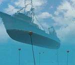 Корабли Каспийской флотилии прошли минные заграждения 