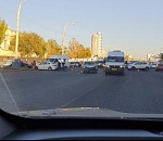 В Астрахани Хёндай выбил страйк из легковушек и маршрутки