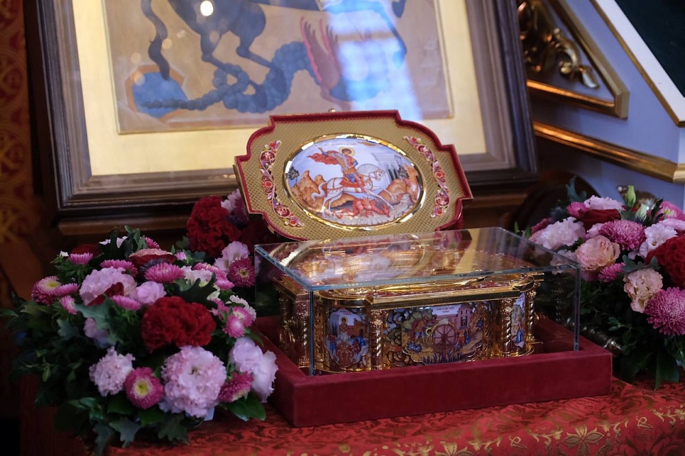 Астраханцы могут поклониться мощам великомученика Георгия Победоносца 