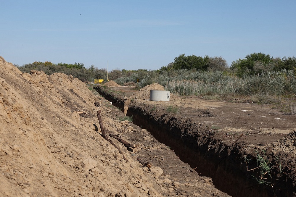 В Астраханской области ведутся работы по закольцовке сетей водоснабжения