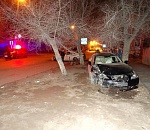 В центре Астрахани столкнулись два автомобиля «Lexus»: пострадали три пешехода