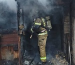 При пожаре в жилом доме в Астрахани пострадала женщина