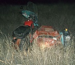 На границе Астраханской и Волгоградской областей водитель грузовика  сбил пешехода