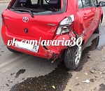 В Астрахани столкнулись пять автомобилей