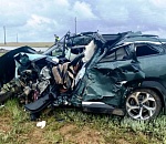 На севере Астраханской области столкнулись иномарка и автоцистерна. Погибла автоледи