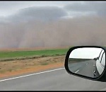 Не опять, а снова: кадры пыльной бури в Астрахани