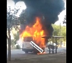 Сгоревшая в Астрахани маршрутка №64 была неисправна