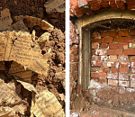 Среди кирпичной кладки астраханской кирхи нашли привет из прошлого 