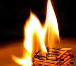 В Астраханской области на пожаре погиб человек