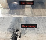 Царевский мост в Астрахани продырявился