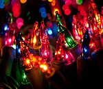 В Астрахани на городской елке загорелись гирлянды