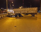 Кадры страшной аварии на Новом мосту в Астрахани