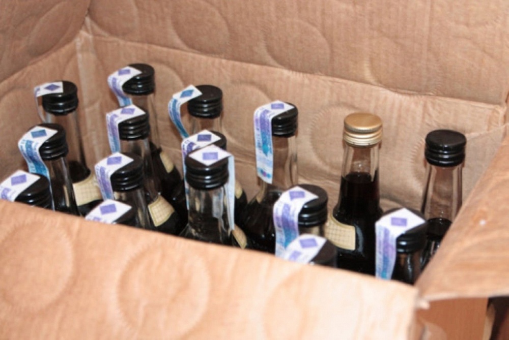 60 литров алкоголя без акцизов не пустили в Астрахань
