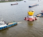 Лукойл начал установку опорного основания блок-кондуктора на месторождении им. Владимира Филановского в Каспийском море