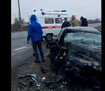 Подробности и кадры аварии на астраханской трассе, после которой врачи отказались помочь пострадавшему 