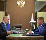 О чем поговорили Владимир Путин и Александр Жилкин