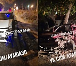 Кадры жёсткого ДТП в Астрахани: есть пострадавшие