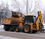 С начала недели Астрахань очистили почти от 1900 кубометров снега