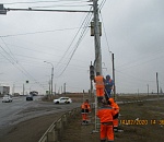 В Астрахани на объездных путях вокруг Милицейского моста ставят светофоры