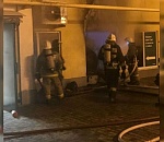 Впечатляющие кадры пожара в жилом комплексе в центре Астрахани