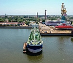 Танкер «Сергей Львов», построенный астраханскими корабелами, вышел в первый рейс 