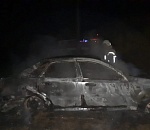 В Володарском районе сгорело 6 квадратных метров автомобиля