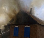 В Астрахани сгорел дачный домик