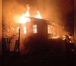 Астраханцы сняли на видео крупный пожар в Трусовском районе