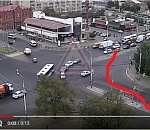 В Астрахани обнаружена неадекватная "девятка". Видео