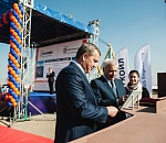 ЛУКОЙЛ продолжает благоустраивать набережную в Харабали