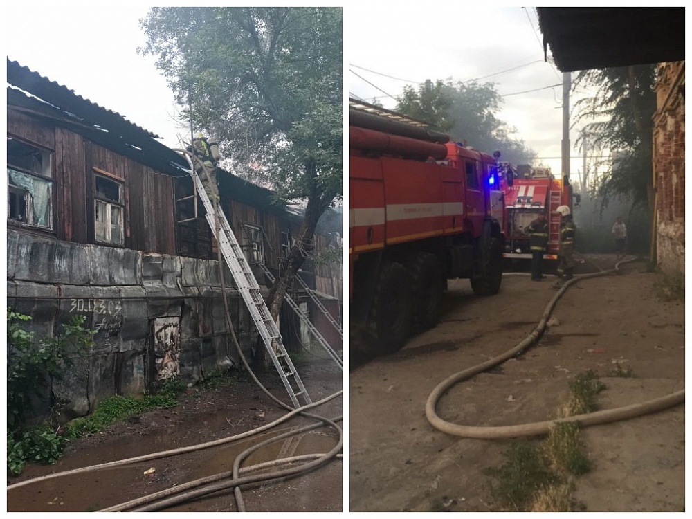 В жилом доме в Астрахани подожгли квартиру