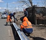 Дорожное ограждение 60-летней давности на астраханском мосту решили обновить