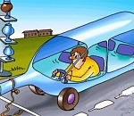 В Астрахани полиция задержала пьяного водителя без прав, выехавшего на встречную полосу