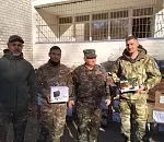 Астраханские офицеры доставили гуманитарную помощь землякам на передовую