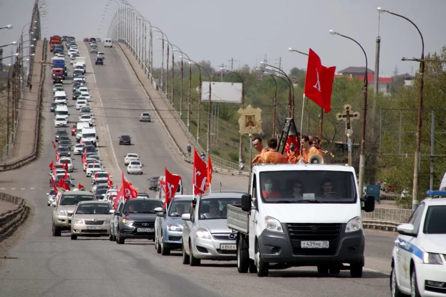 Маршрут автомобильного крестного хода на Пасху охватит несколько районов Астрахани 