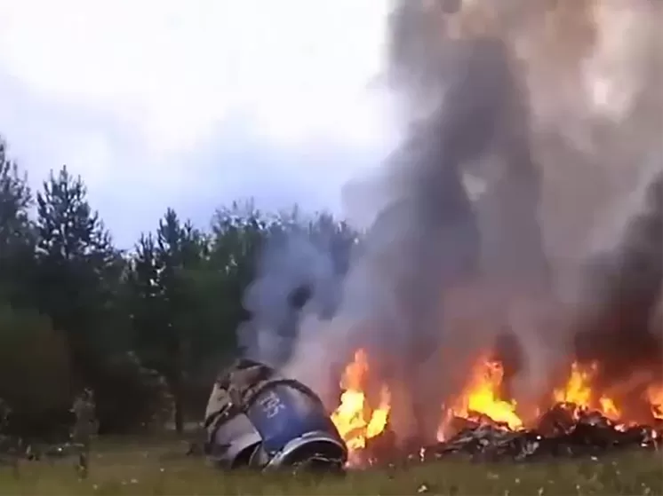 В Тверской области разбился частный самолет с Евгением Пригожиным на борту
