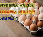 Удар по яйцам-2: в октябре рост цен на социально важный продукт в Астраханской области оказался вчетверо выше, чем в сентябре