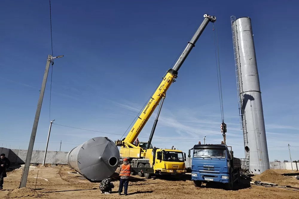Новый водопровод сдадут в Астраханской области меньше чем через месяц