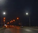 Новый мост в Астрахани засветился по-новому