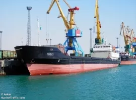 Иранское судно, застрявшее под Астраханью, снялось с мели самостоятельно