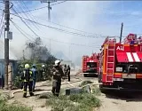 В Астрахани огнеборцам пришлось тушить еще один крупный пожар жилого дома