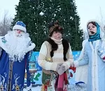 В сквере Ульяновых состоялась новогодняя елка