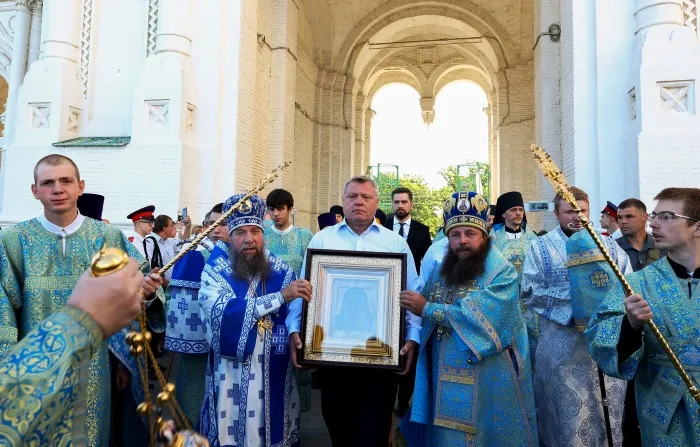 В Астрахани прибыла чудотворная Казанская икона Божией Матери
