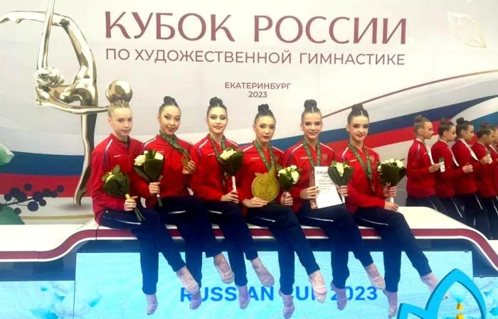Астраханские юниорки выиграли золото на Кубке России по художественной гимнастике